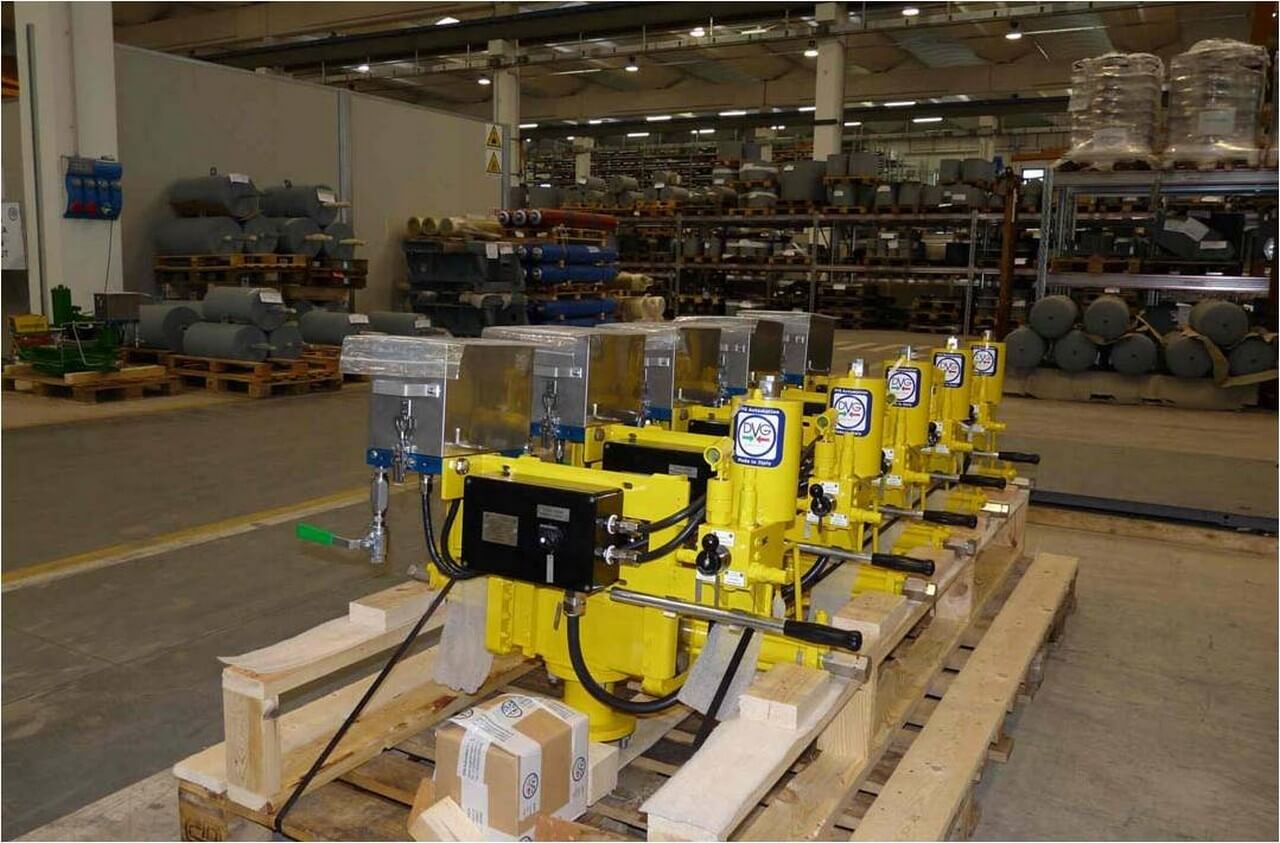 componente flow control actuator BYG - DVG Automation