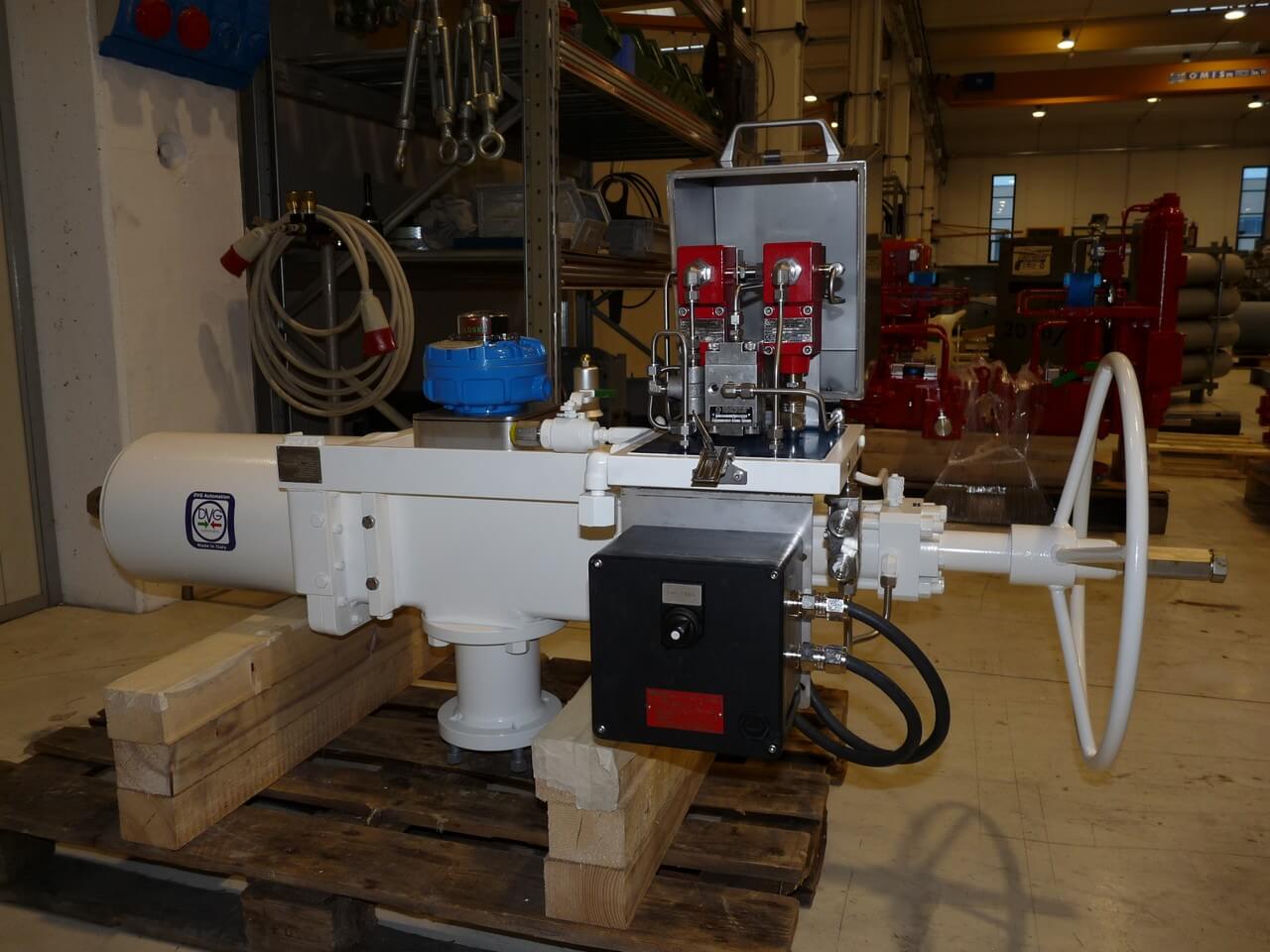 componente flow control actuator BYG - DVG Automation