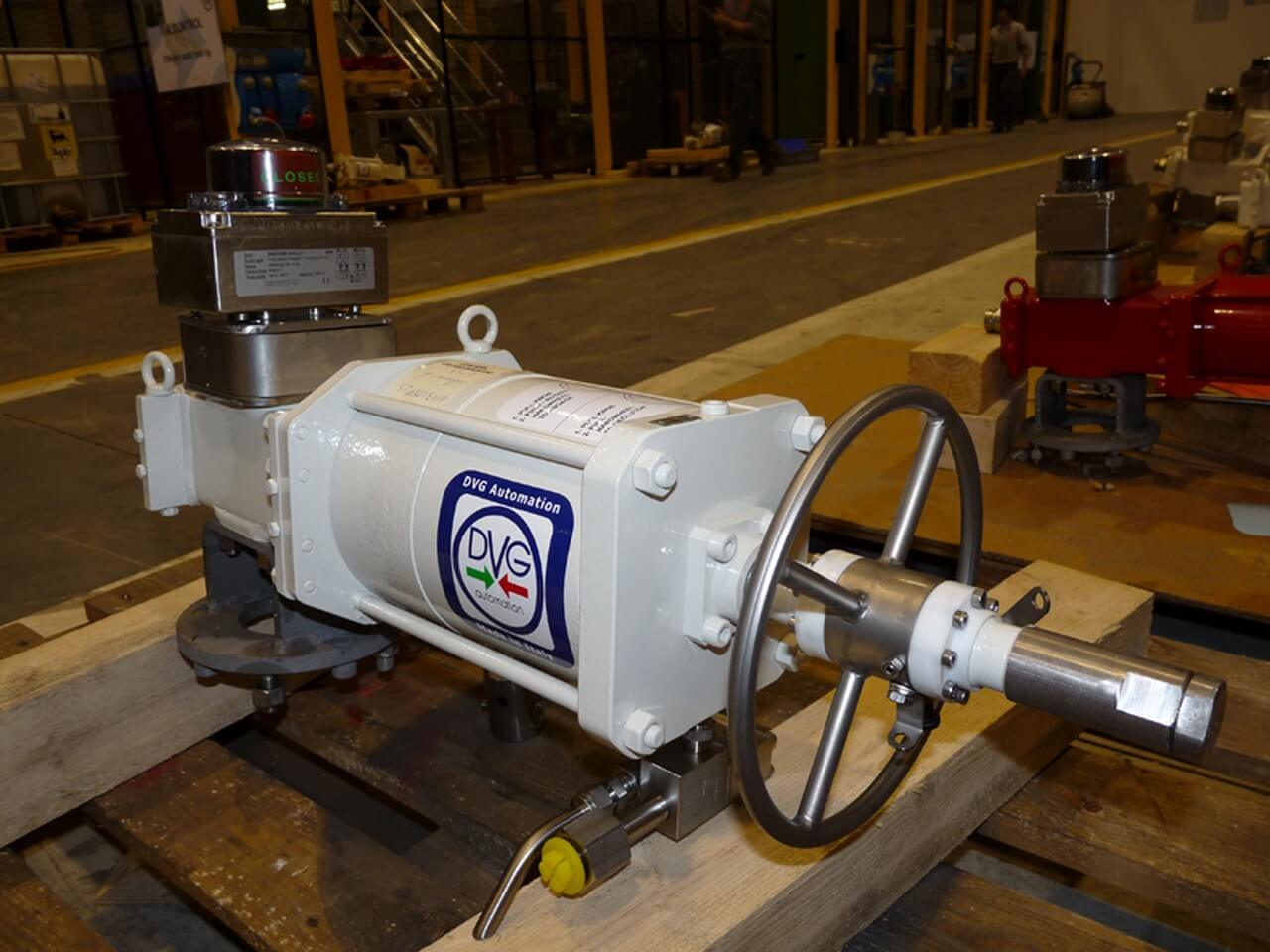 componente flow control actuator BYP - DVG Automation