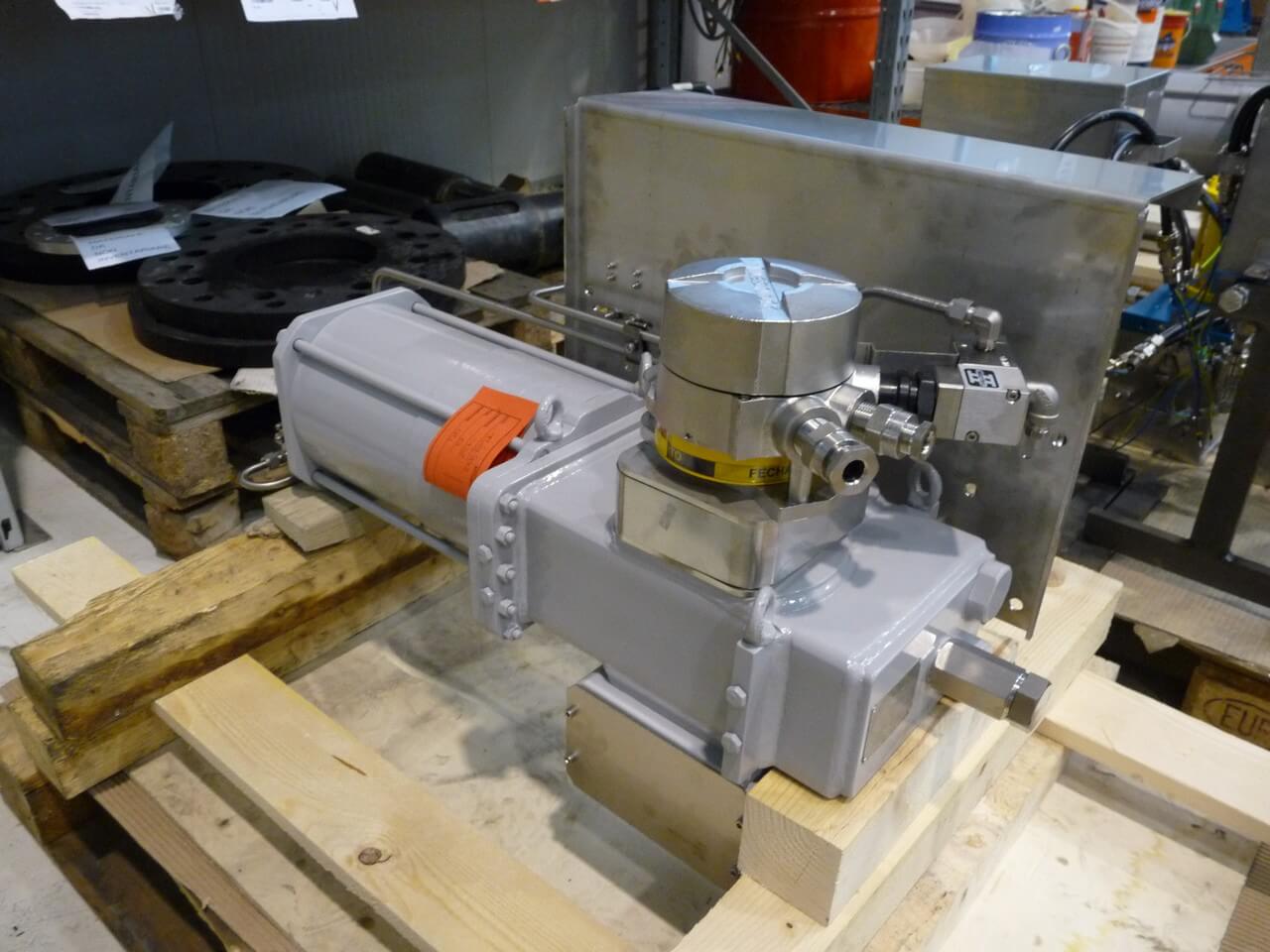 componente flow control actuator BYP - DVG Automation