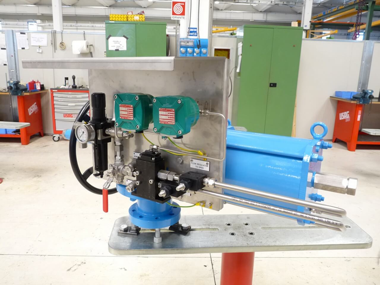 componente flow control actuator QTP - DVG Automation