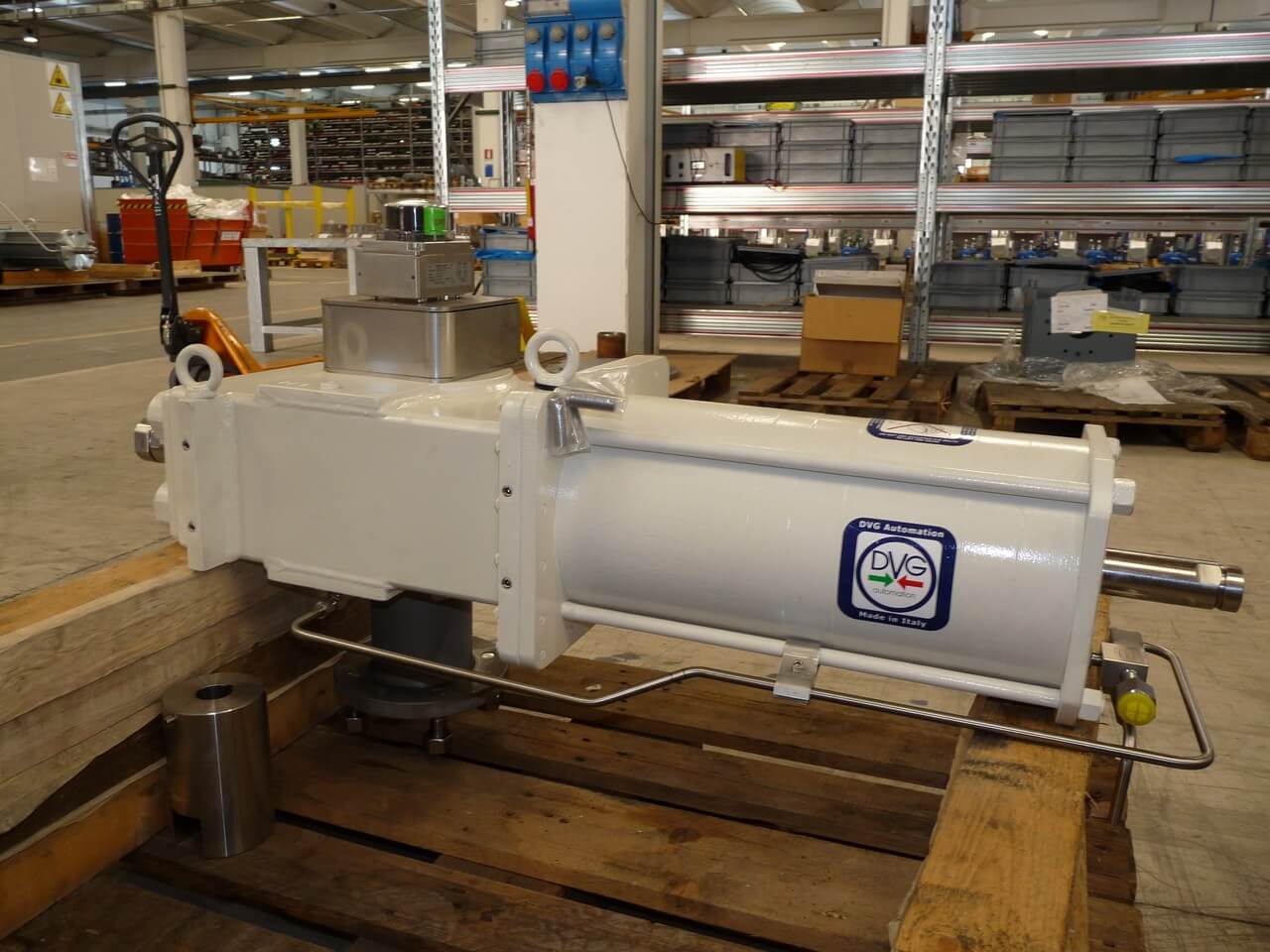 componente flow control actuator BYP - DVG Automation