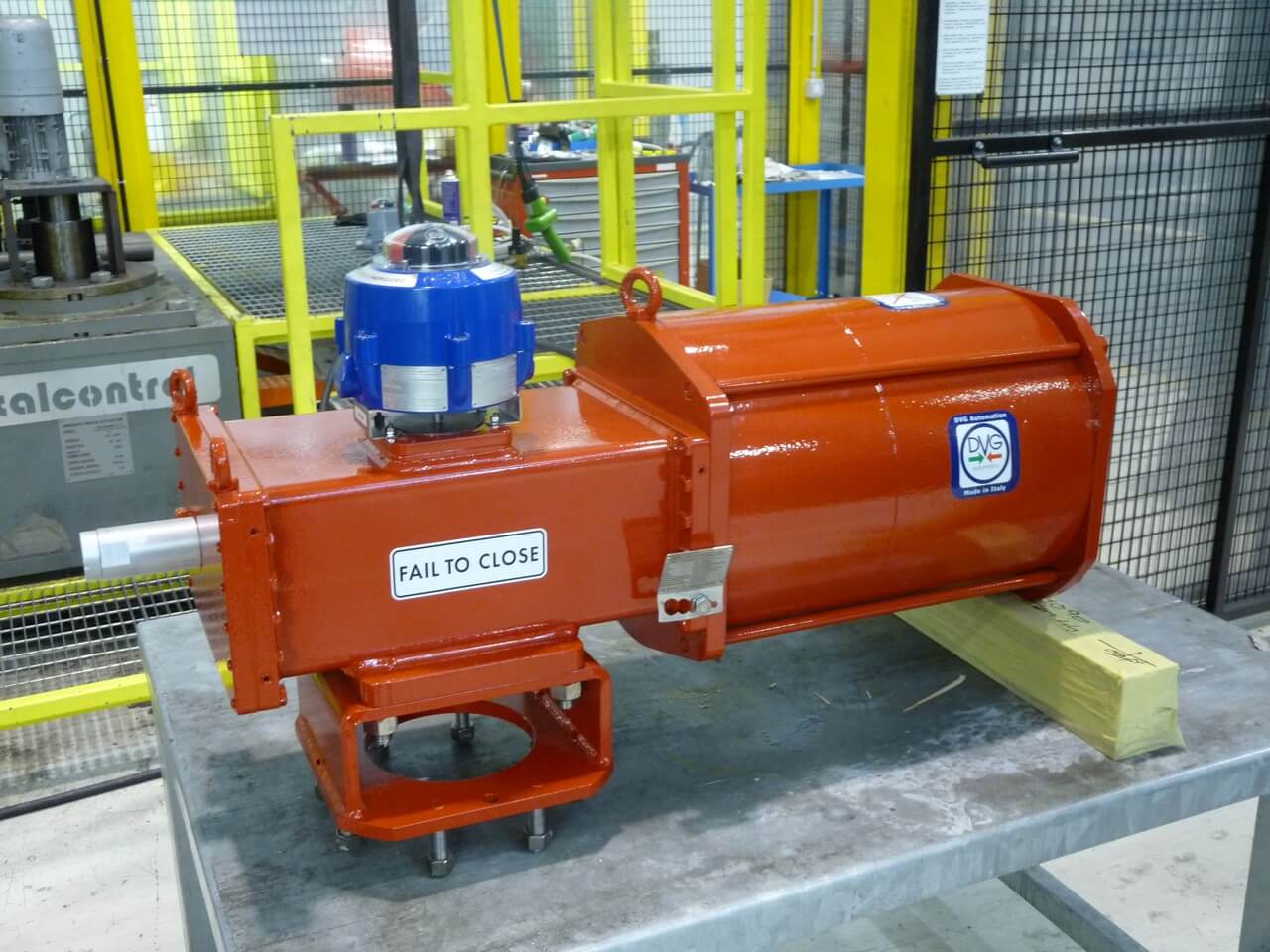 componente flow control actuator BYP - DVG Automation